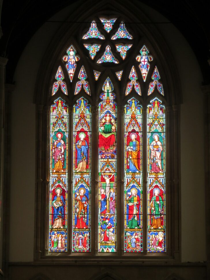 Stained-Glass Window at the Afghan War Memorial Church (Mumbai, India)